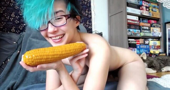 Humor, Huge Dildo, Dildo Fucking zanderstormx corn cob dildo fuck