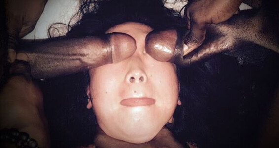 Asian, Gangbangs asian cumdump 2 bbcs welcome me to the hood