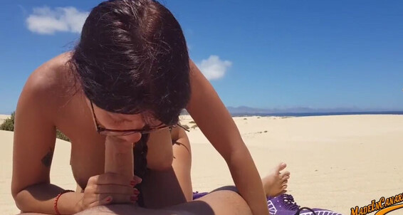 Made In Canarias Totally Beachn Blurjerb With A Mouthful Of Cum Swallow Vip Pussy Com