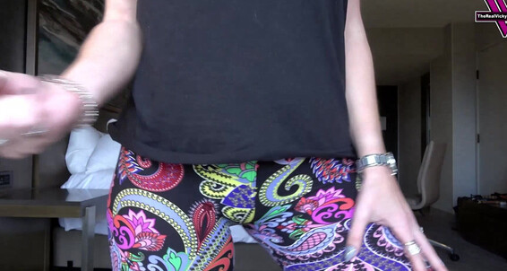 Spandex, Ass Shaking, JOI, Ass Fetish, Ass Worship naughty vicky vixxx vickys soft spandex joi ManyVids
