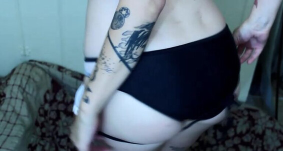 Espi Kvlt Butt Focused Strip Tease