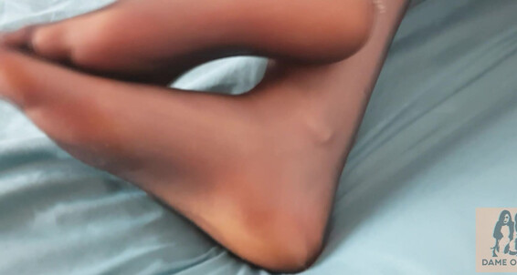 Footjobs,Pantyhose Footjobs,Foot Fetish,Pantyhose,Foot Worship dame olga pov footjob in sheer black pantyhose ManyVids