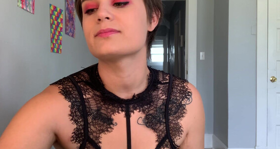 Nina Crowne dominates your ass with a strapon in this kinky JOI video