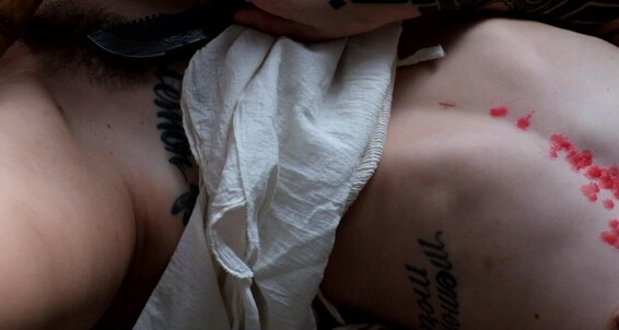 Wax Play, Rope Bondage, Dildo Fucking, Breath Play hannibaldamage red wax and self bondage ManyVids