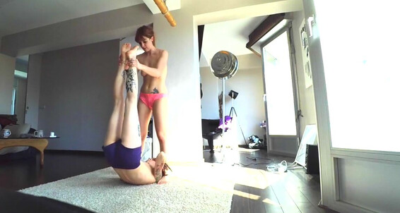 Hitachi, Lesbians, Nerdy Girls, Tattoos, Yoga Pants irina vega naked yoga hitachi time ManyVids
