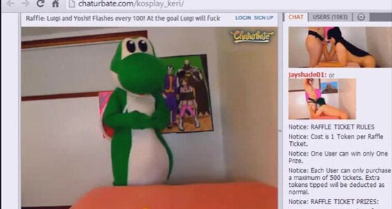 Celebrity, Cosplay, Creampie, Furries-Fursuits, Webcam Kosplay_Keri luigi x yoshi ManyVids