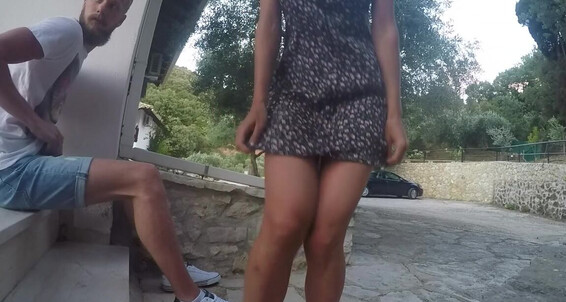 Saraanddave Public Blow Job