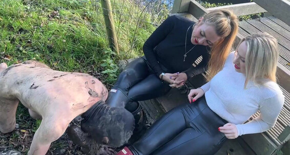 filthy boots, ruthless, muddy wellies, used, merciless, wellies, filthy boots worship, no mercy, muddy wellies licking, sadistic, spitting, verbal humiliation, cfnm, female domination, muddy slave, degraded, double trouble, sadist, miss anna elite, miss s