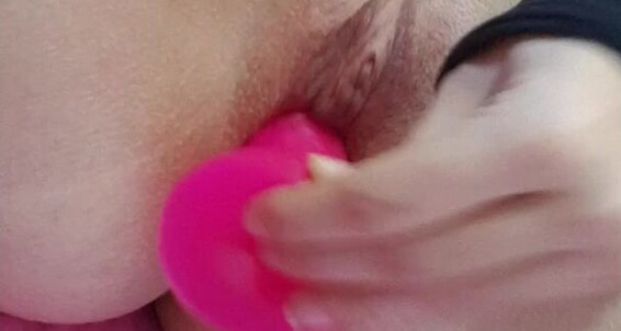 Dildos, Masturbation, Redhead, Solo Female, Solo masturbation emma duval short but hot  riding a pink dildo ManyVids