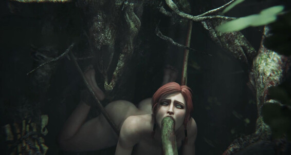 Monster, Animated, Vaginal sex, Parody, Voiced, 3DCG, Oral Sex Triss And Leshen_1 SiteRip