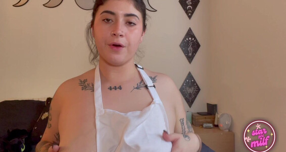 apron fetish, role play, hairy armpits stargirlmilf armpit worship with step mommy Clips4Sale