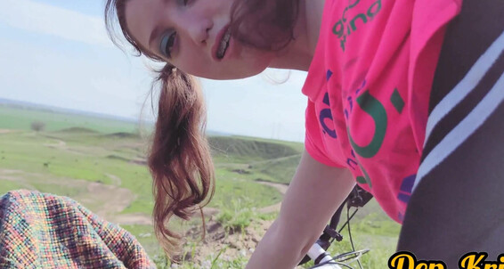 Bike Ride In Nature Ended With Blowjob And Anal Sex With Cute Girl