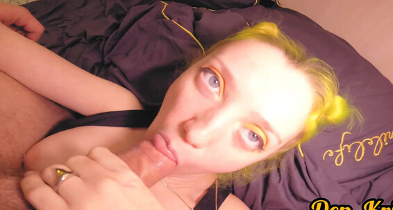 Long Hard Anal Sex With A Cute Green Haired Student In A Valentines Day Skirt