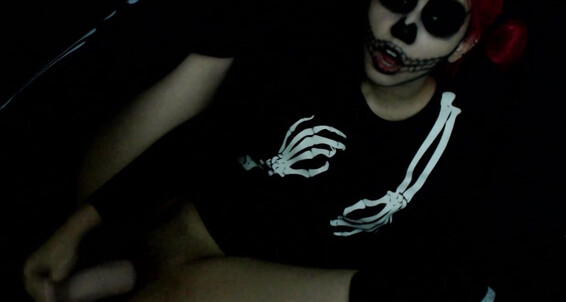 Dildo Fucking, Dildo Sucking, Halloween, Cosplay, Gothic nhaerys graveyard sex ManyVids