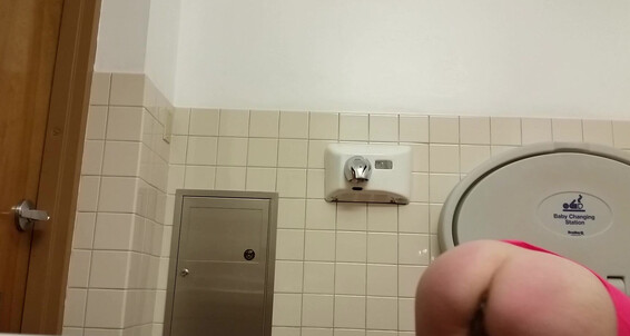 Pee, Hairy Bush, Public Toilet, Female Desperation, Toilet Fetish candiecane desperate highway rest stop pee ManyVids