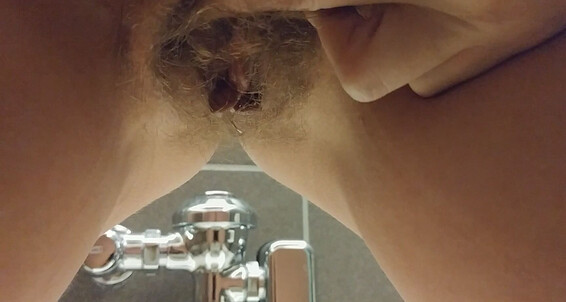 Pee, Hairy Bush, Public Toilet, Big Tits, Toilet Fetish candiecane public rest stop bathroom stall pee ManyVids