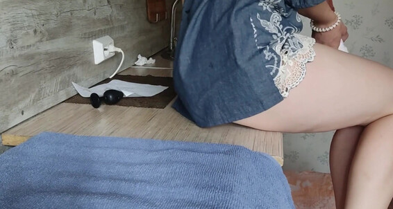 Anal His Dick Goes In Like Clockwork After Stretching His Ass With A Huge Dildo