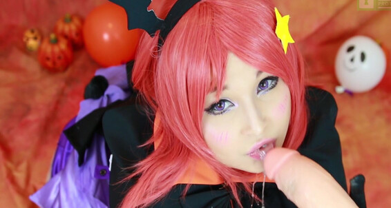Anime, Cosplay, Facials, Fuck Machine, Halloween hidori maki nishikino pussy and makeup ruined ManyVids