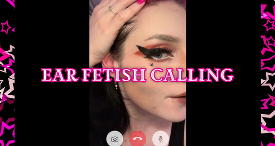 "Starry Yume" ear fetish, extreme close-ups, face fetish, pov, role play, sfw ear fetish calling Manyvids