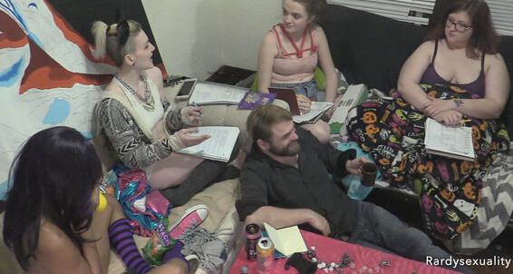 "Rardysexuality" games, geek, role play, sexy gamer, tabletop games Sunday DnD game 25 2 Manyvids